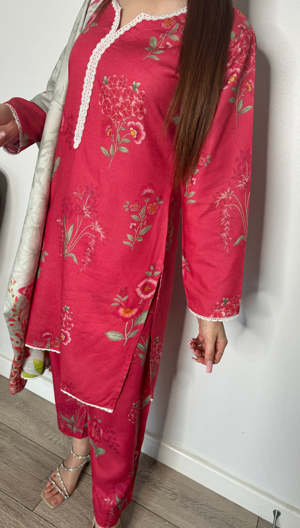 Maria Apna Maria B Inspired 3 Pc Suit Winter Collection - Apna Libaas Original ...