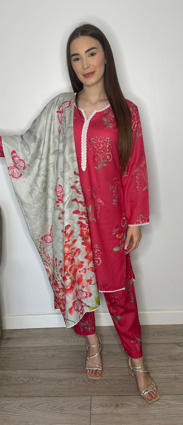 Maria Apna Maria B Inspired 3 Pc Suit Winter Collection - Apna Libaas Original ...